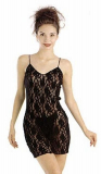Lingerie Dress w. Spaghetti Straps Lace Bella
