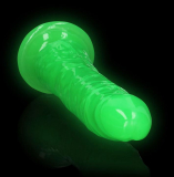 Dildo fluoreszierend Realistic slim Dong 9-Inch grün