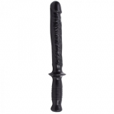 Dildo m. Griff Man-Handler 10-Inch schwarz