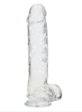 Dildo m. Saugfuss Realistic Cock 10-Inch transparent