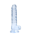 Dildo m. Saugfuss Realistic Cock 7-Inch blau