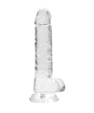 Godemiché avec ventouse Realistic Cock 7-Inch transparent