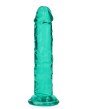 Dildo w. Suction Cup Realistic Dong 6-Inch turquoise