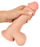 Dildo Sliding Skin 7.5-Inch hautfarben TPE