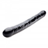 Doppeldildo Master Series 17.5 Inch PVC schwarz