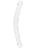 Doppeldildo Realistic Double Dong 18-Inch TPE transparent