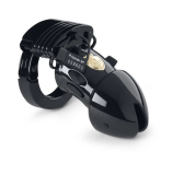 E-Stim Keuschheitskäfig Mystim Pubic Enemy Nr-1 schwarz