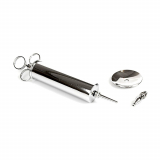 Einlaufspritze Edelstahl Antik-Stil 100ml