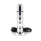 Electrosex Dildo ribbed Aluminium