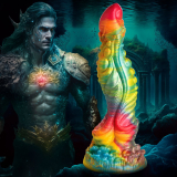 Fantasie-Dildo m. Saugbasis Majestic Merman Silikon