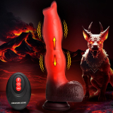 Fantasie-Vibrator m. Stossfunktion Ramming Hound