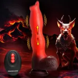 Fantasie-Vibrator m. Stossfunktion Ramming Hound