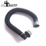 Tuyau de masque à gaz coudé mâle