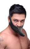 Face-Strap-On w. Penis Dildo Face Fucker Latex