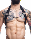 H4RNESS by C4M Chain Harness noir