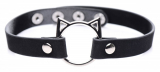 Halsband Kinky Kitty Kunstleder schwarz