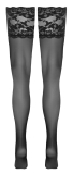 Hold-up Stockings w. Lace Top 14cm black