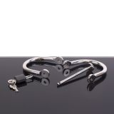 Handcuffs Double-D Stainless Steel