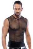Herren Muskelshirt Grobnetz