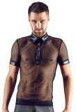 Herren Netzshirt m. Wetlook Details
