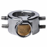 Extenseur testiculaire acier avec épines Lucifers CBT Chamber