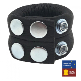 Hodenstreckergewicht m. Druckverschluss Leder 140g