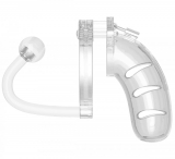 Keuschheitskäfig m. Analplug Mancage-11 transparent