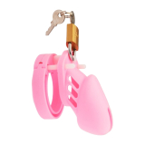 Keuschheitskäfig Silikon 7x3.3cm rose