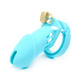 Penis Cage Silicone Bran 9x3cm blue