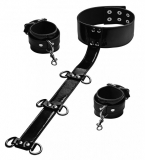 Lack Halsband Handfessel Kombination