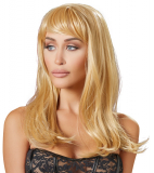 Langhaar Perücke blond m. Pony Linda