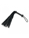 Leder Flogger geflochten 50cm schwarz