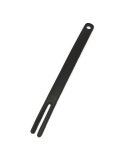 Leather Slapper w. Metal Core Two Tongues