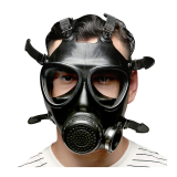 Men Army Gasmaske m. leerem Filter Complet Breath brandneu