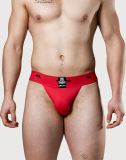 MM Reversible Jockstrap noir & rouge