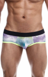 MOB Eroticwear Aero Brief Herrenslip grün