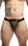MOB Eroticwear Dngeon Peekaboo Jock vert