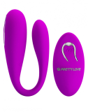 Couple Vibrator w. Remote Pretty Love Algernon Silicone