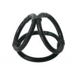 Penis-Hoden-Käfig Drei Ringe Silikon