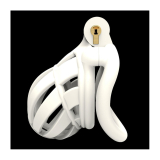 Peniskäfig m. integriertem Schloss Biglea ABS weiss