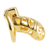 Peniskäfig m. internem Schloss VeryLock goldfarben