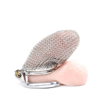 Peniskäfig Stahlnetz m. internem Schloss large