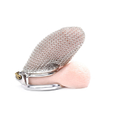 Penis Cage Steel Mesh w. internal Lock X-large