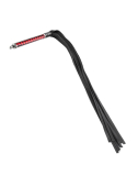 Premium Flogger Peitsche lang Bala Muchi soft rot-schwarz