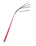 Premium Peitsche RISE Bull Whip 90cm rot-pink