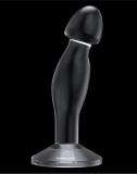 Plug stimulateur de prostate transparent 6.5-Inch TPE