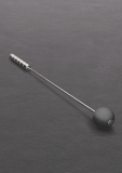 SM-Crop Stainless Steel w. Silicone Ball Butt Bruiser black