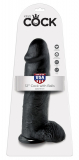 Riesendildo m. Saugfuss King Cock 12 Inch Balls schwarz
