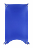 Sex-Sling Hamac 4 points 100x62cm cuir de boeuf bleu