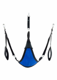 Sex-Sling Set w. Pillow triangle Canvas blue-black